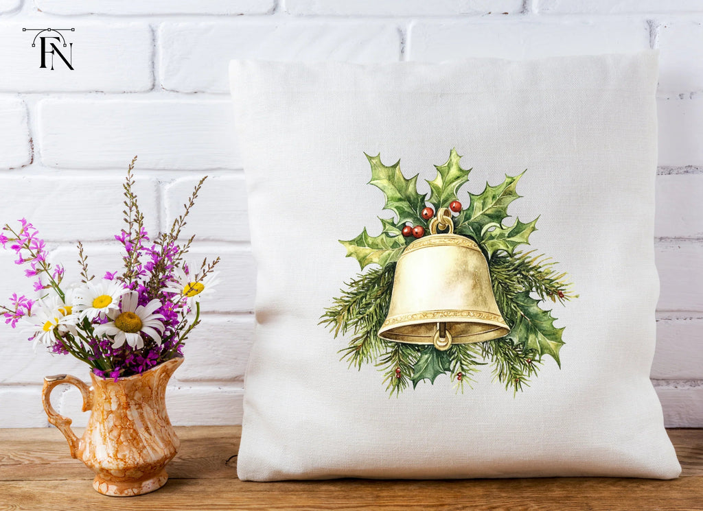 Festive Christmas Bells Clipart Bundle