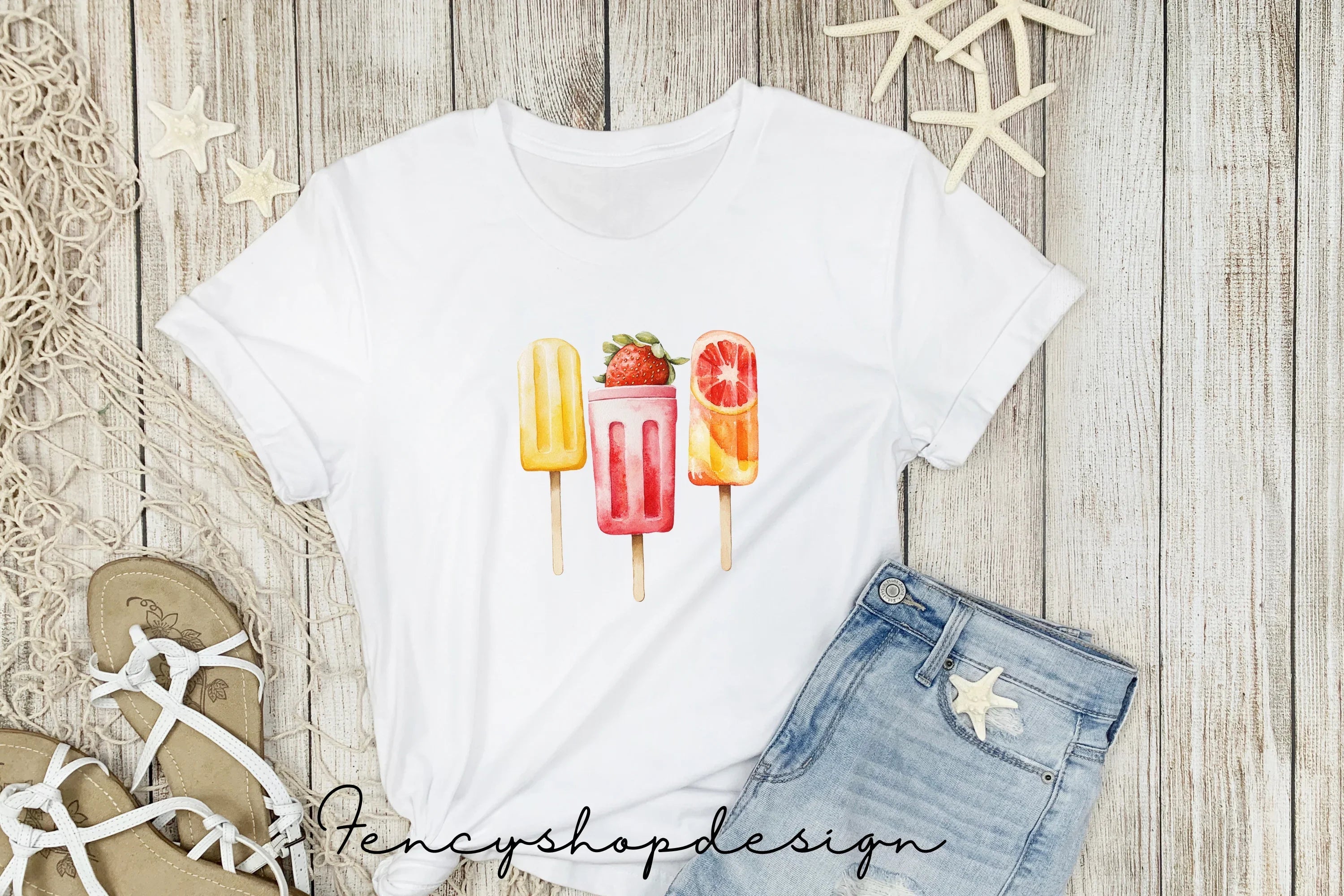Summer Frozen Treats Clipart Bundle