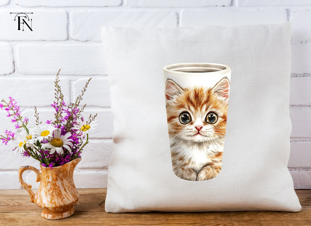 Adorable Fluffy Kitten Clipart Bundle