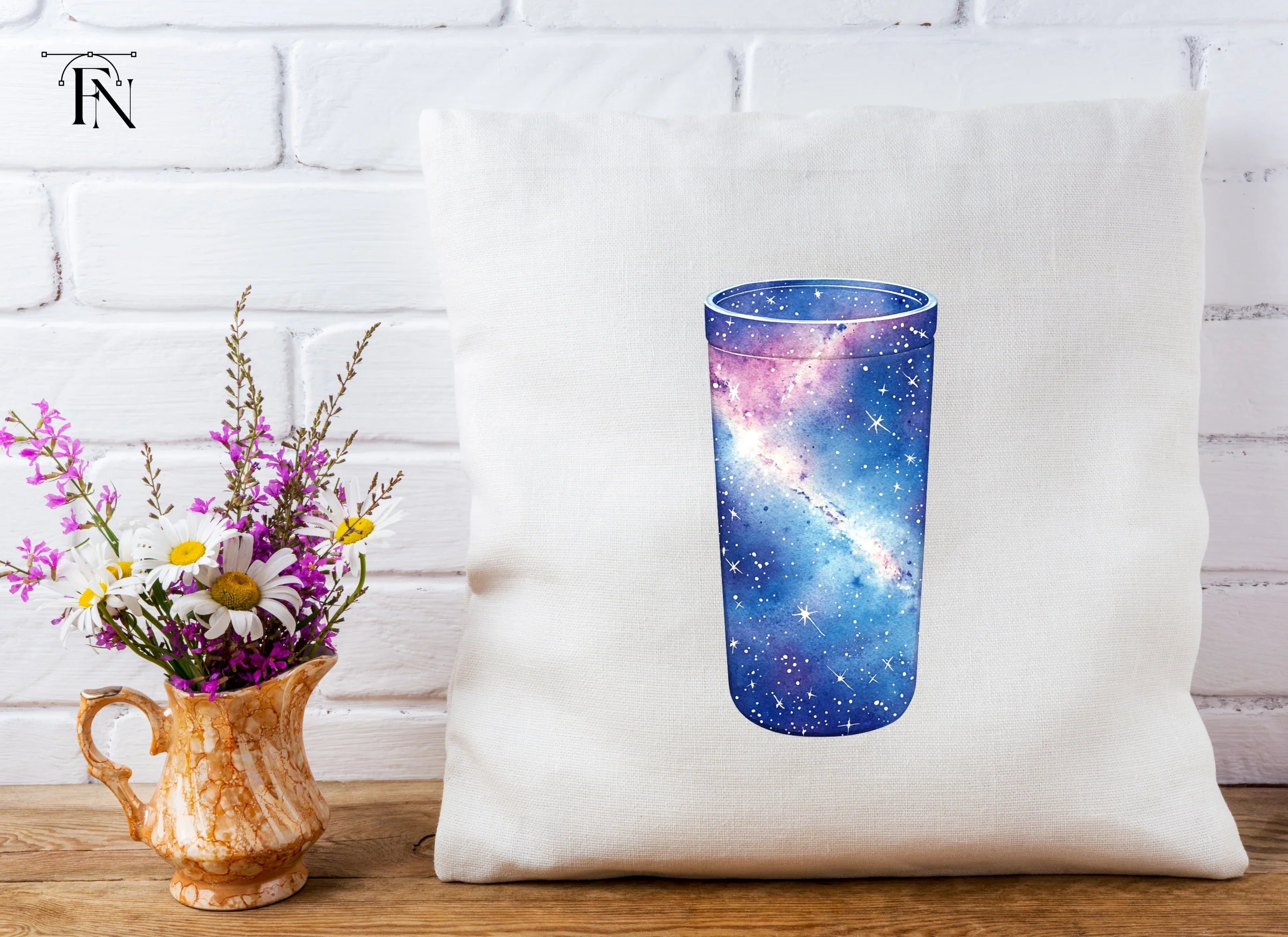 Galaxy Tumbler Clipart Bundle