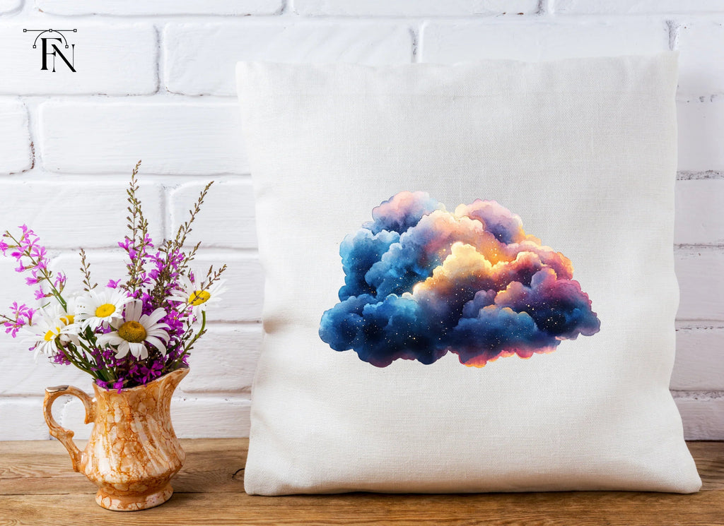 Mystical Cloud Illustration Clipart Bundle