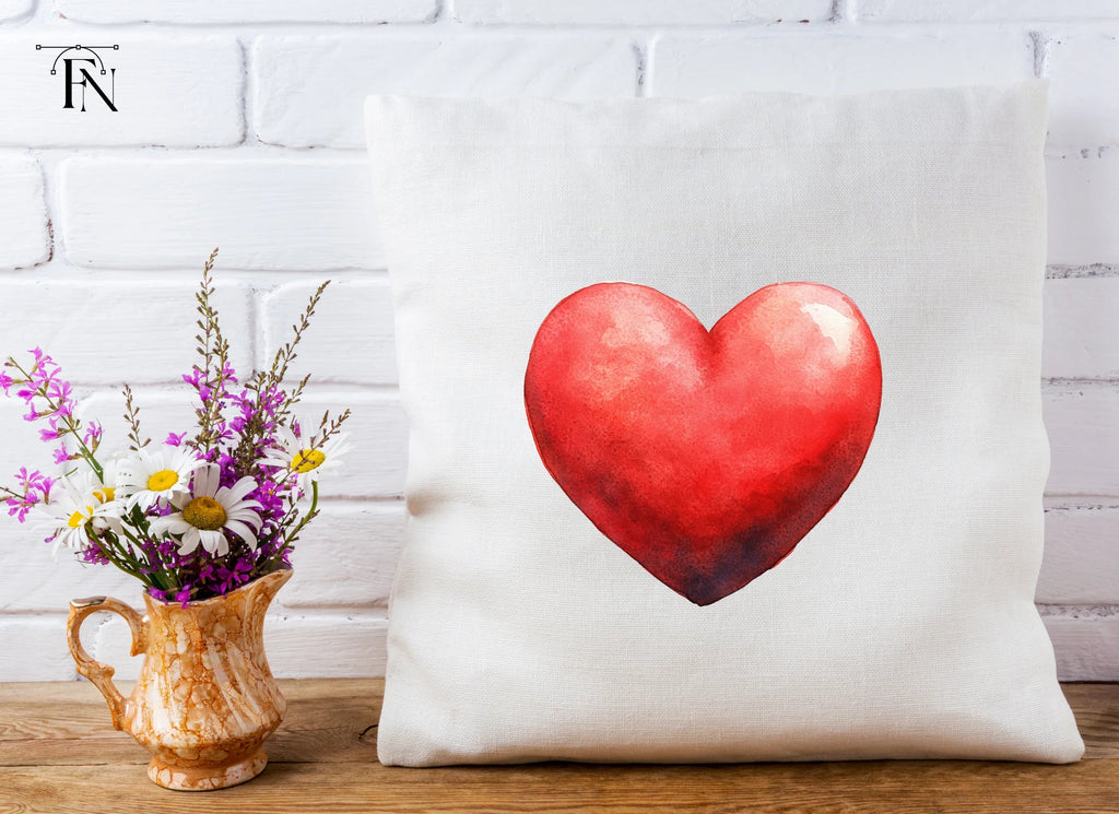 Red Hearts Clipart Bundle