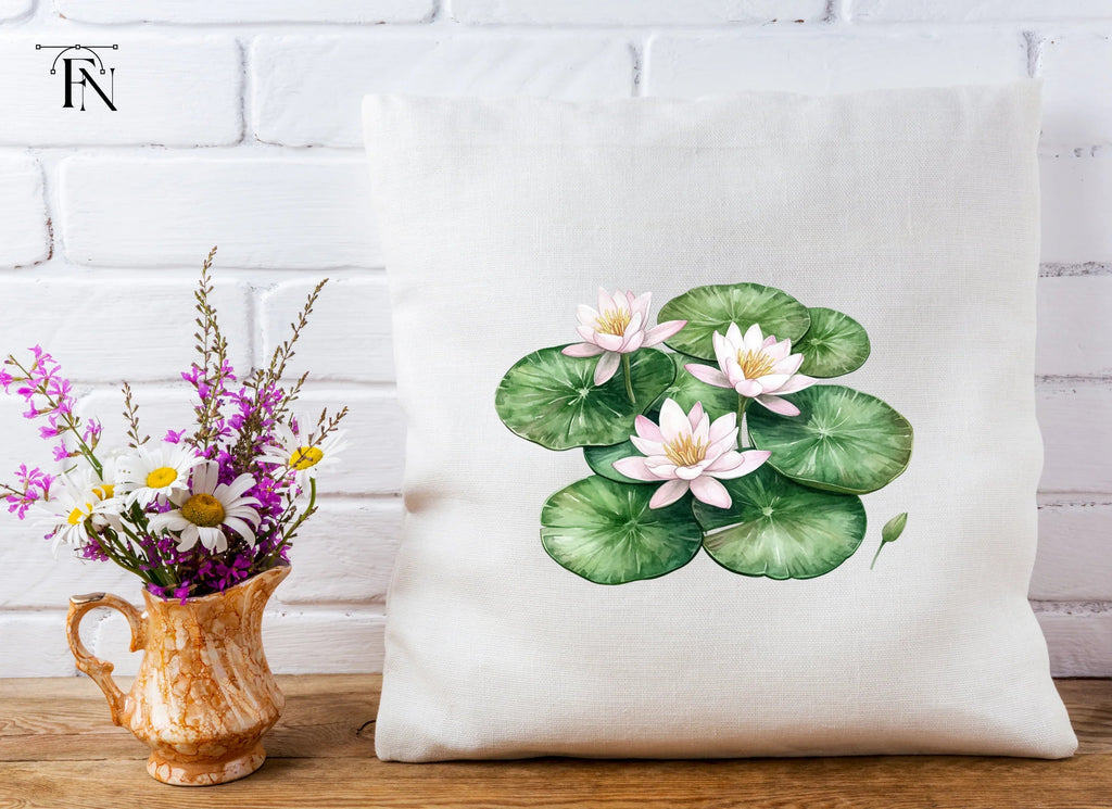 Elegant Water Lily Clipart Bundle
