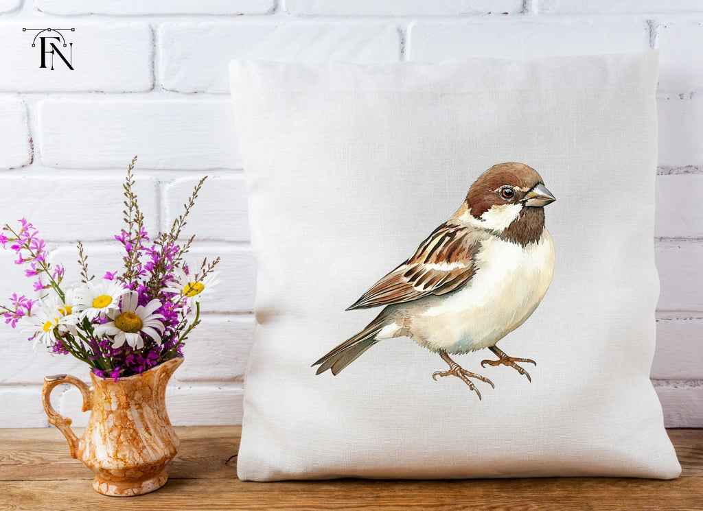 Sparrow Birds Clipart Bundle