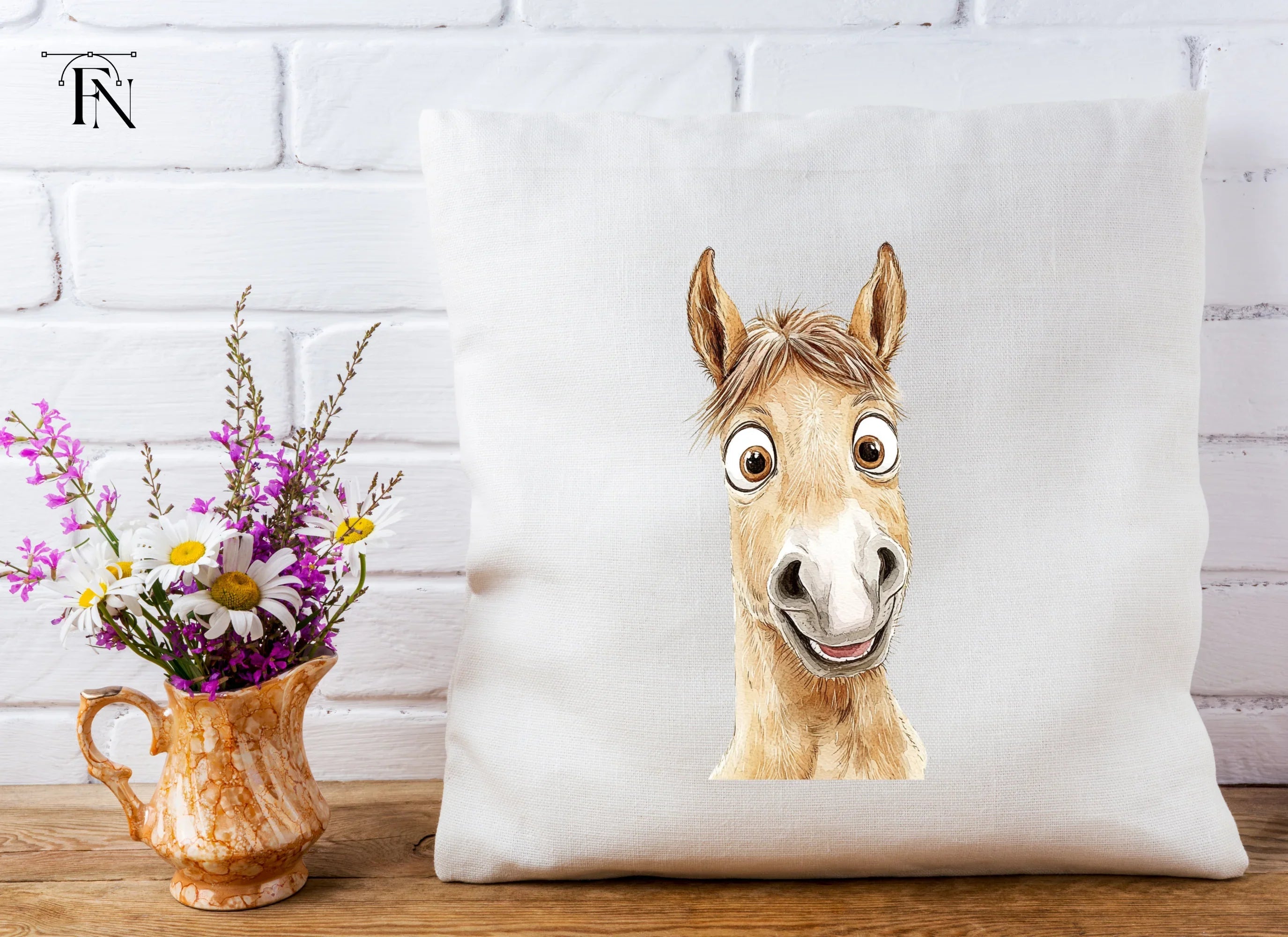 Funny Horse Faces Clipart Bundle