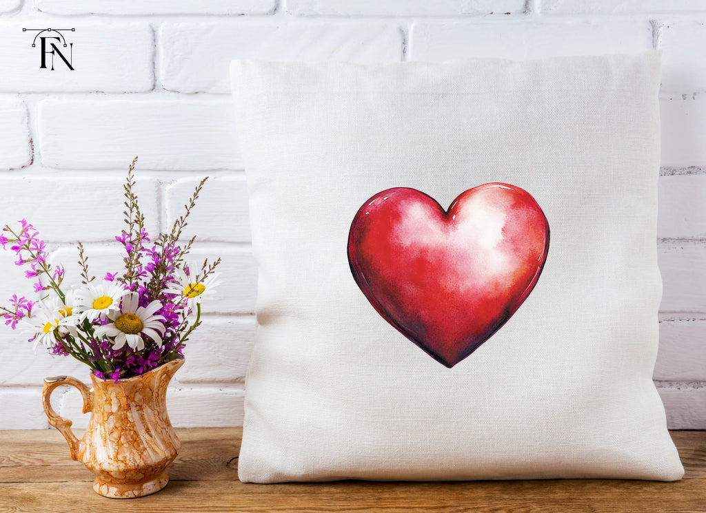 Red Hearts Clipart Bundle