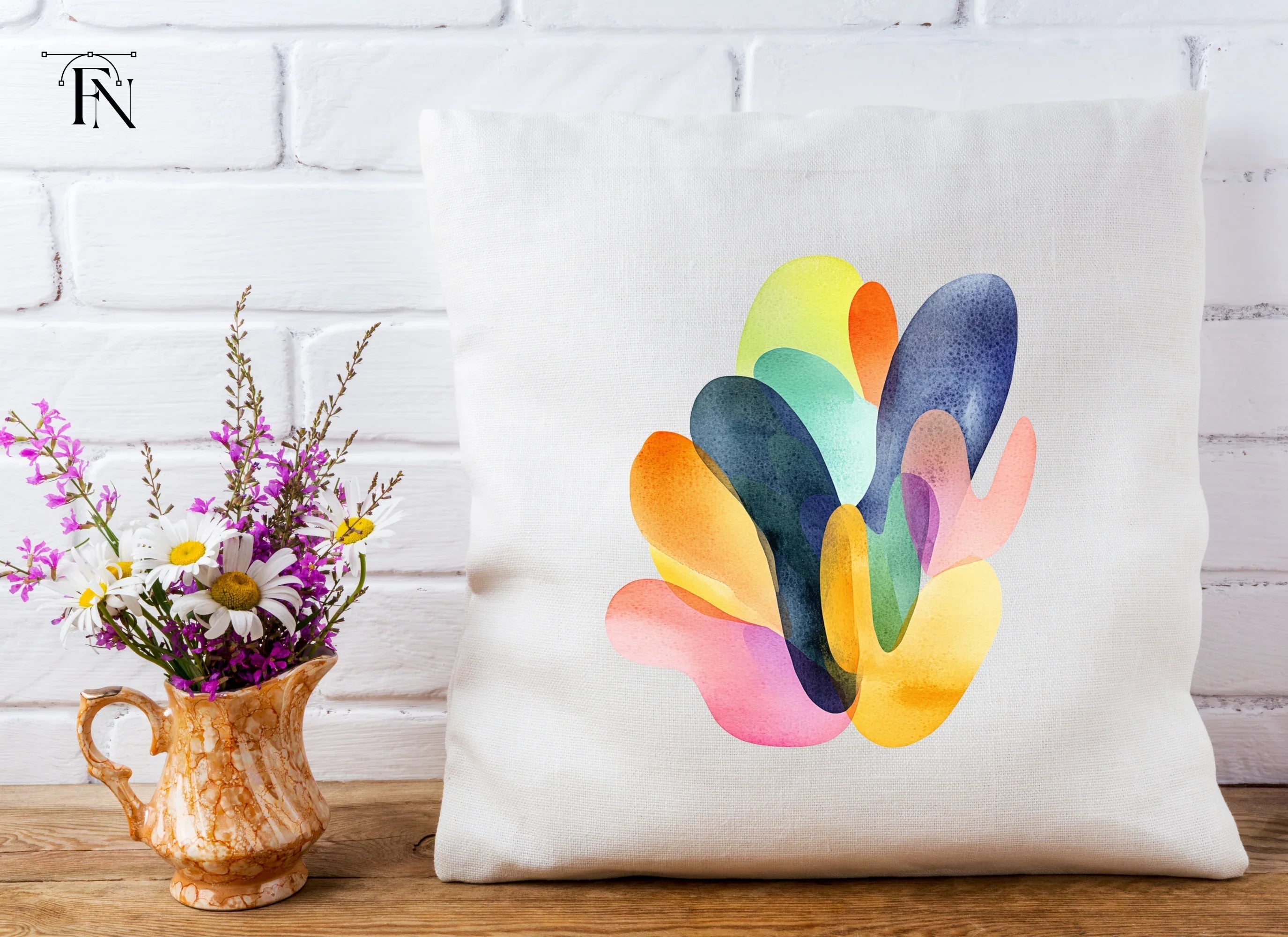 Colorful Abstract Blob Clipart Bundle