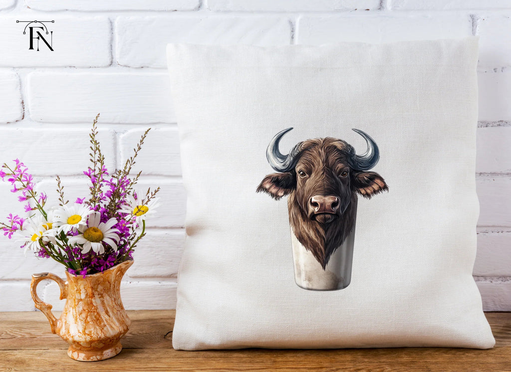 Majestic Buffalo Head Clipart Bundle