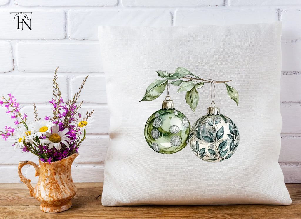 Christmas Ornaments Clipart Bundle