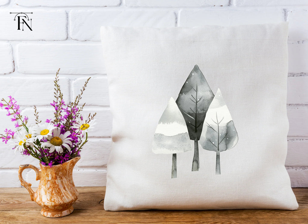 Winter Trees Clipart Bundle