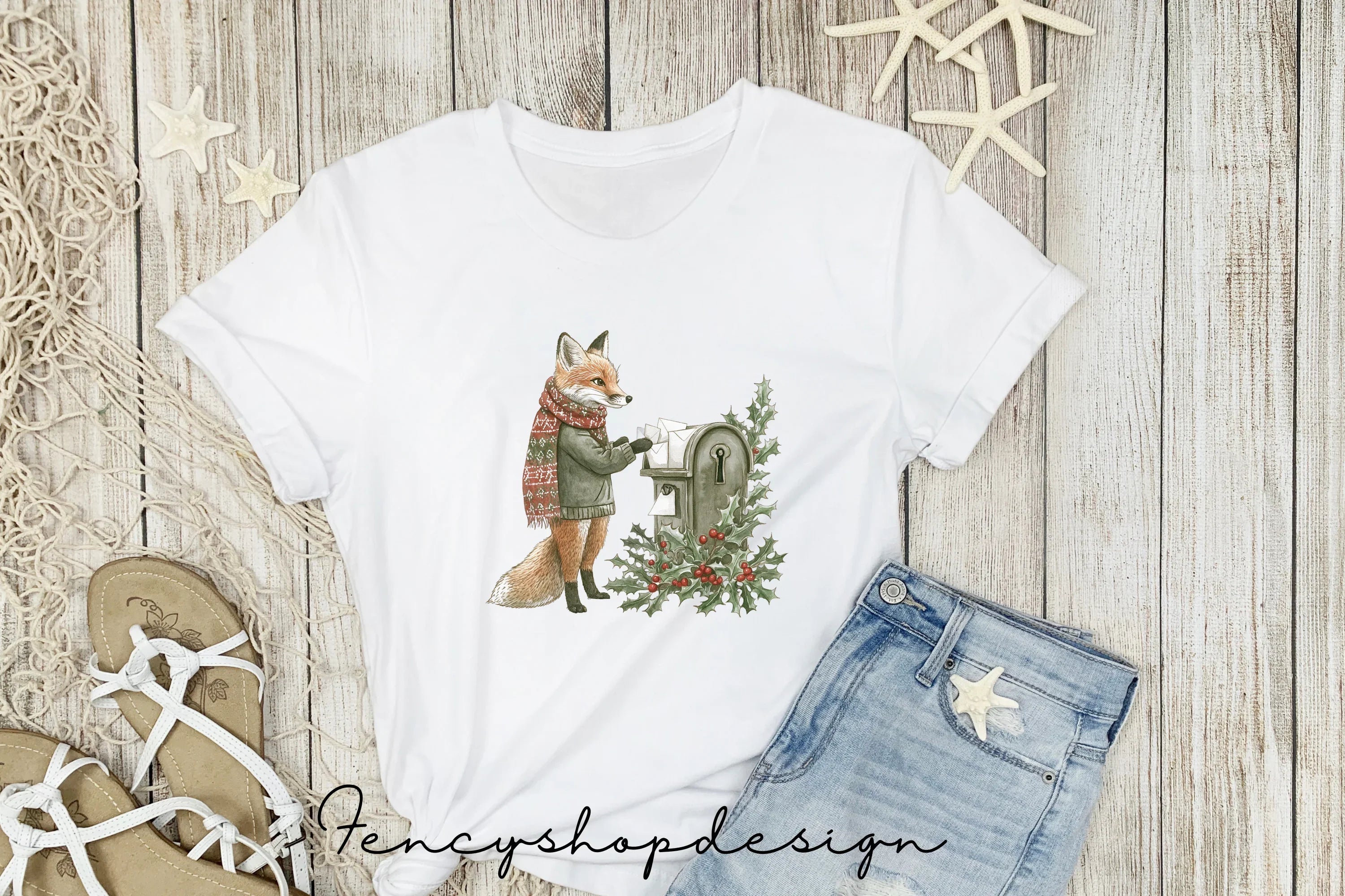 Charming Fox Mail Delivery Clipart Bundle