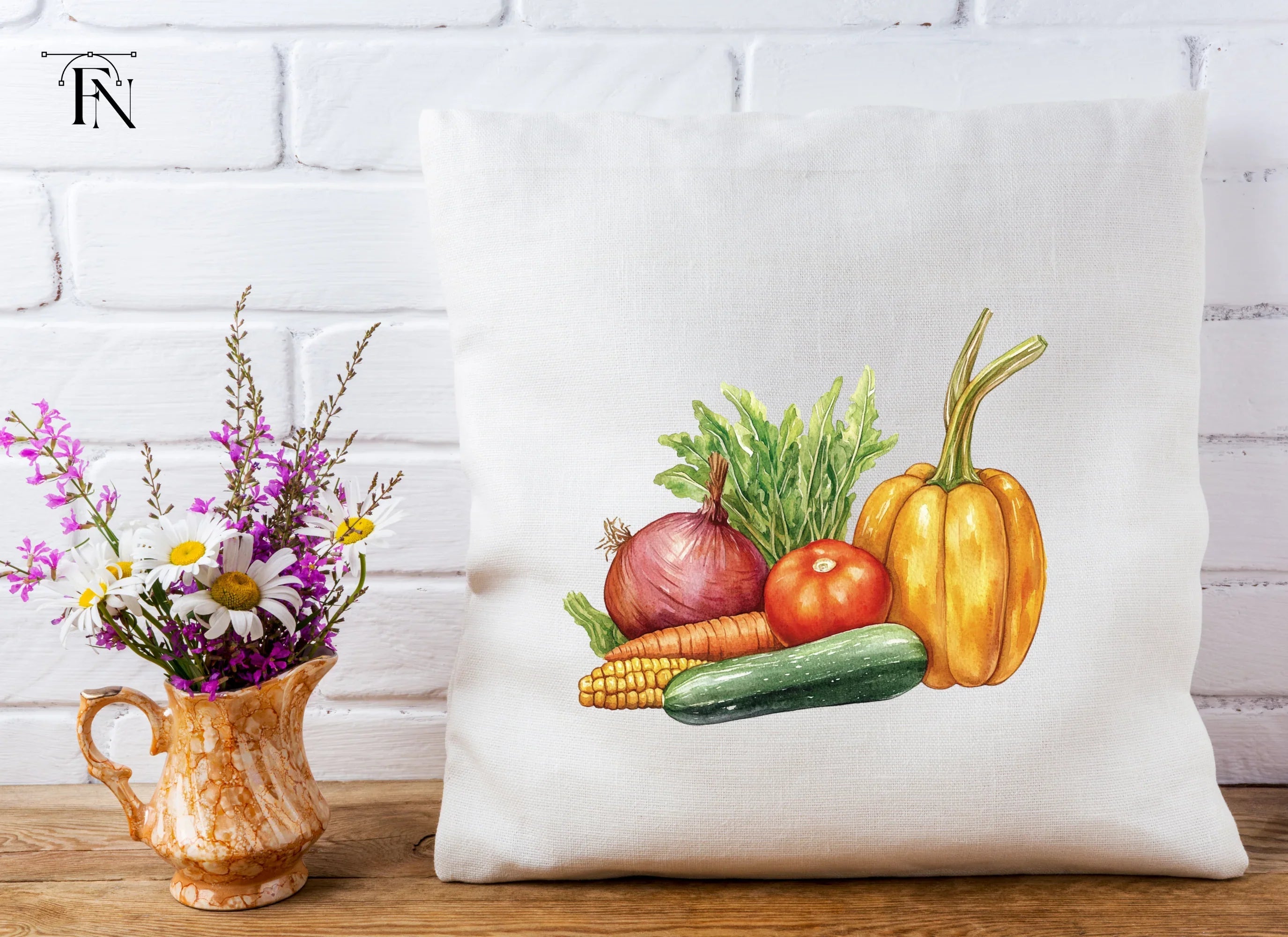 Fresh Vegetable Clipart Bundle