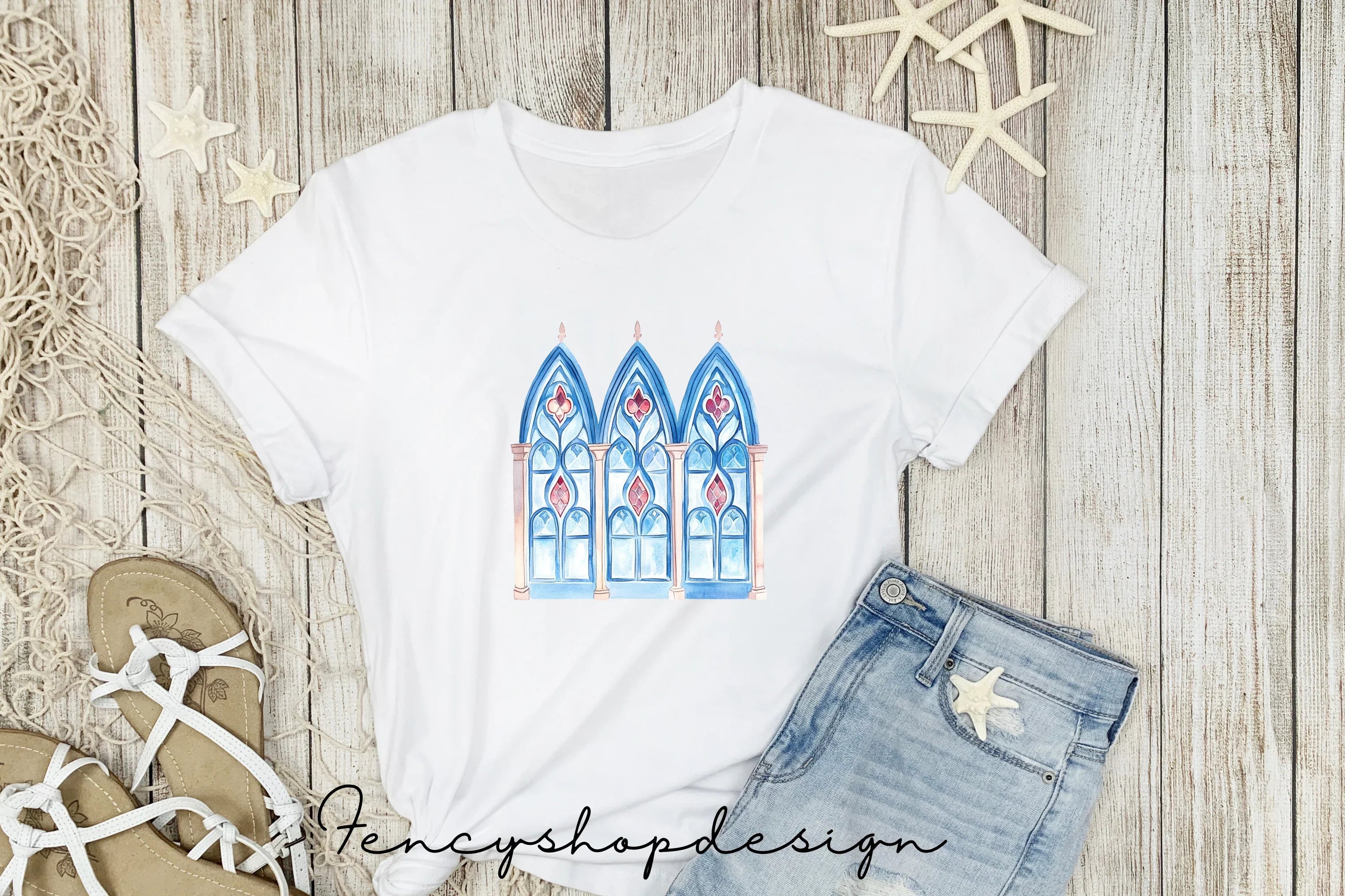 Stained Glass Windows Clipart Bundle