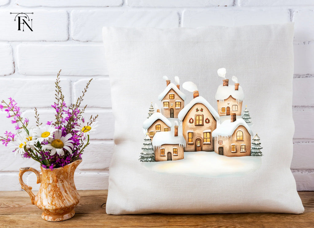 Winter Village Clipart Bundle