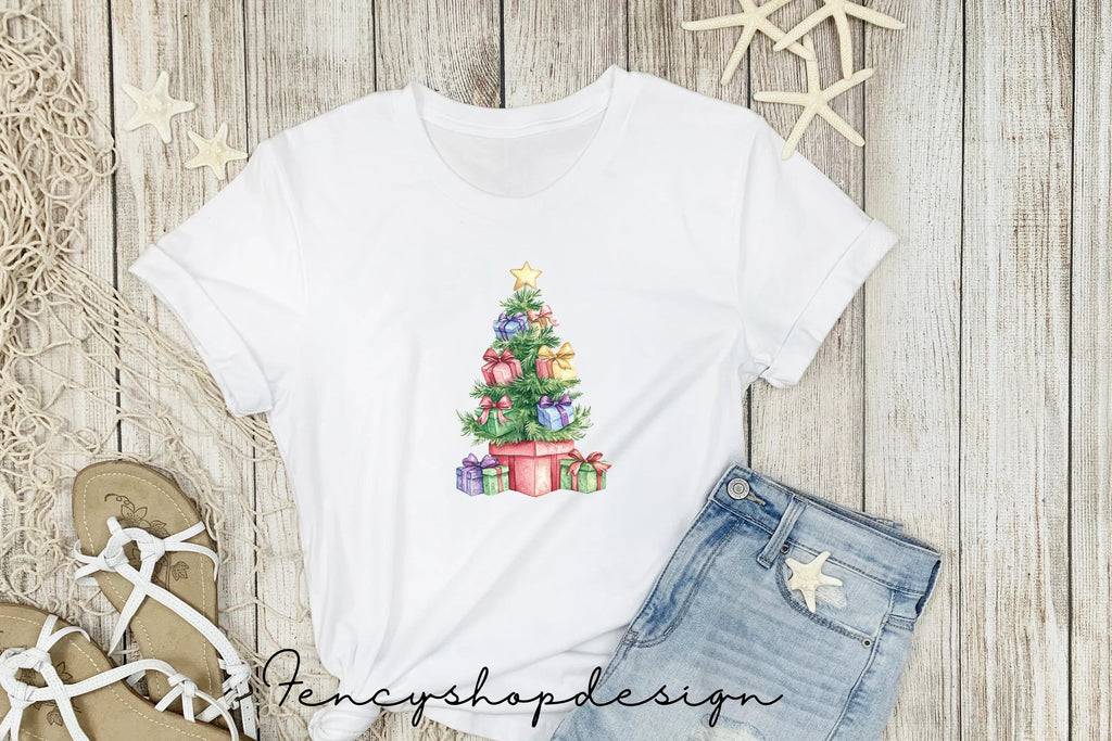 Christmas Gift Stacks Clipart Bundle