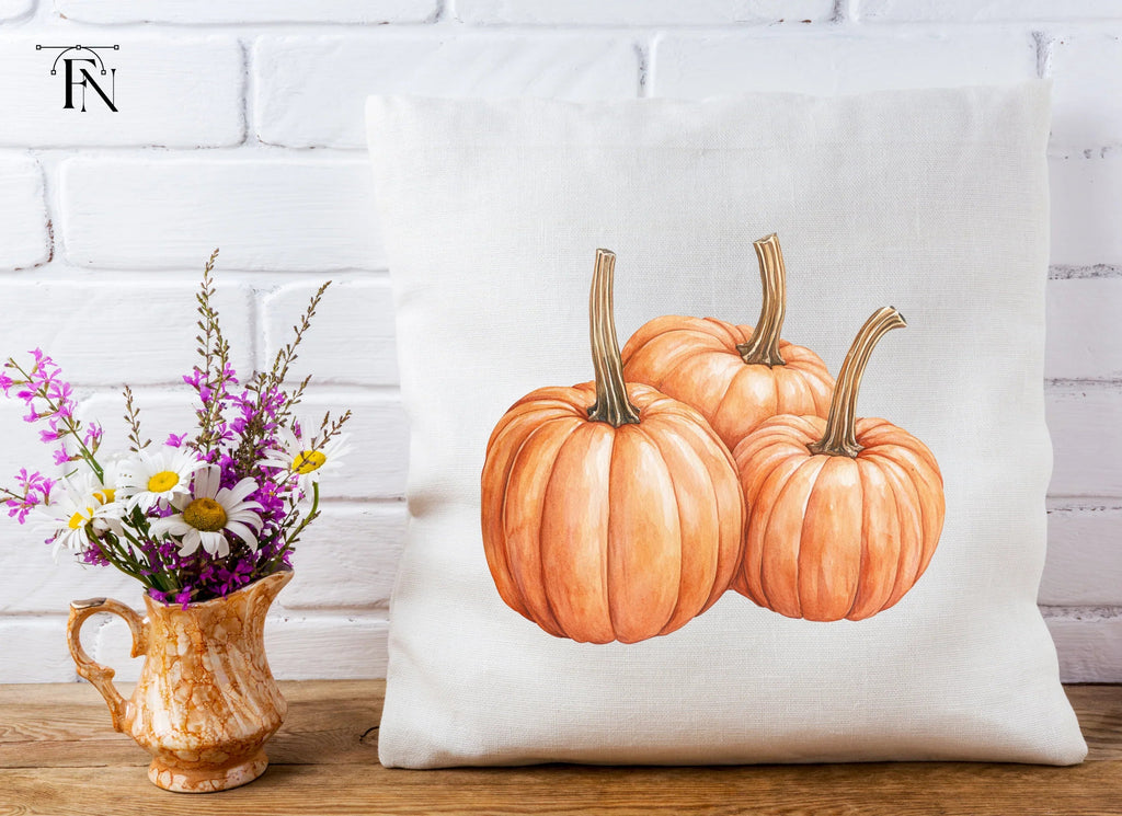 Three Pumpkins Clipart Bundle