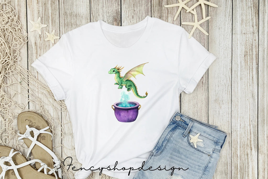 Magical Baby Dragon Clipart Bundle