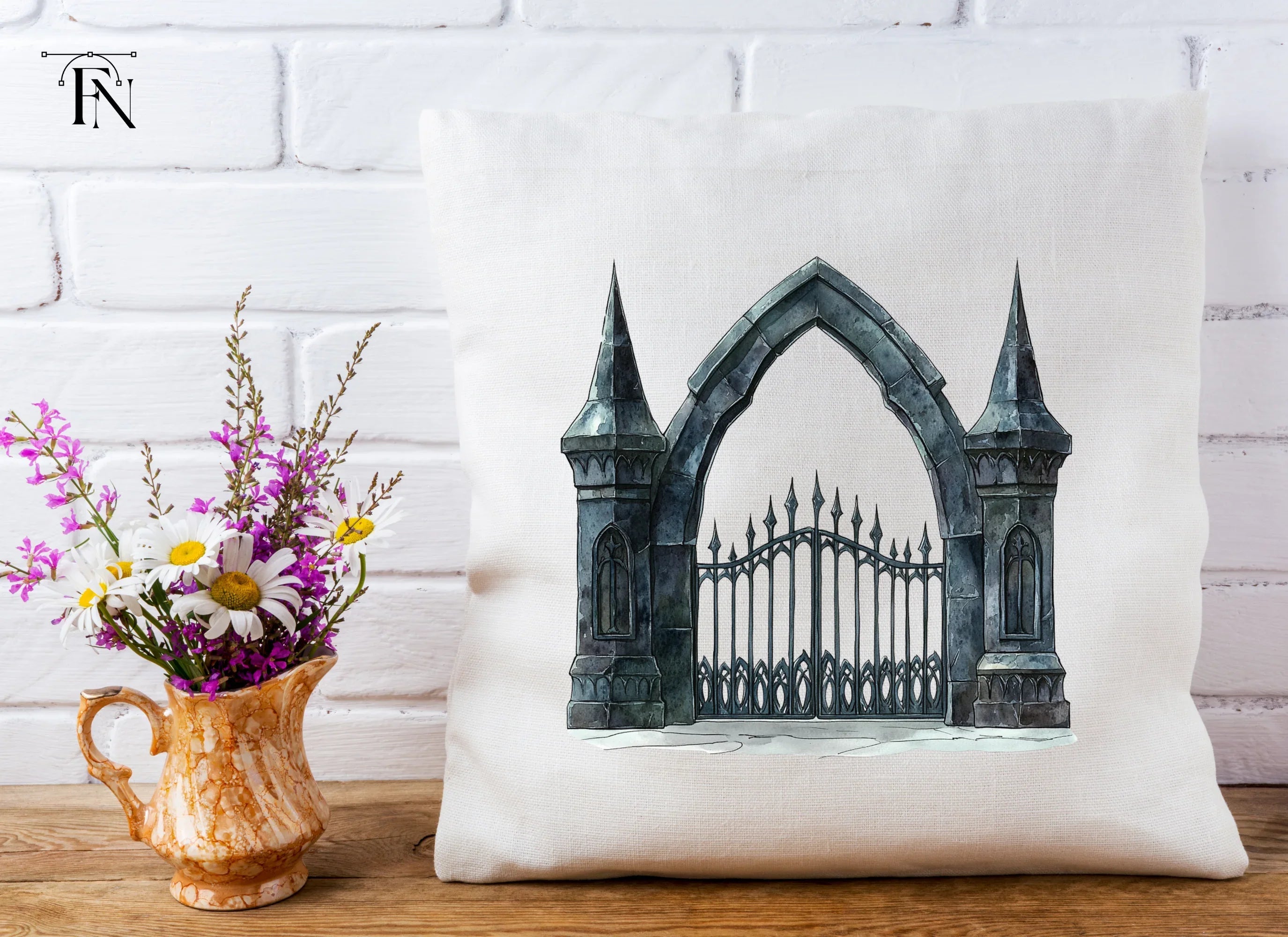 Gothic Archway Gate Clipart Bundle