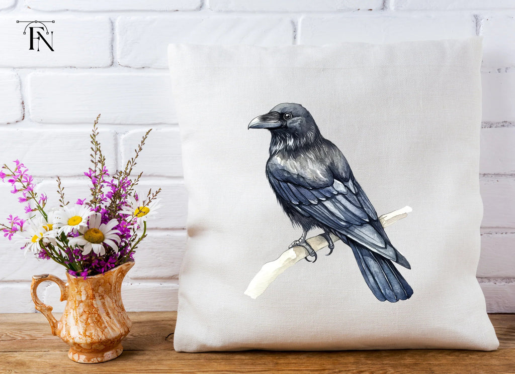 Black Raven Clipart Bundle
