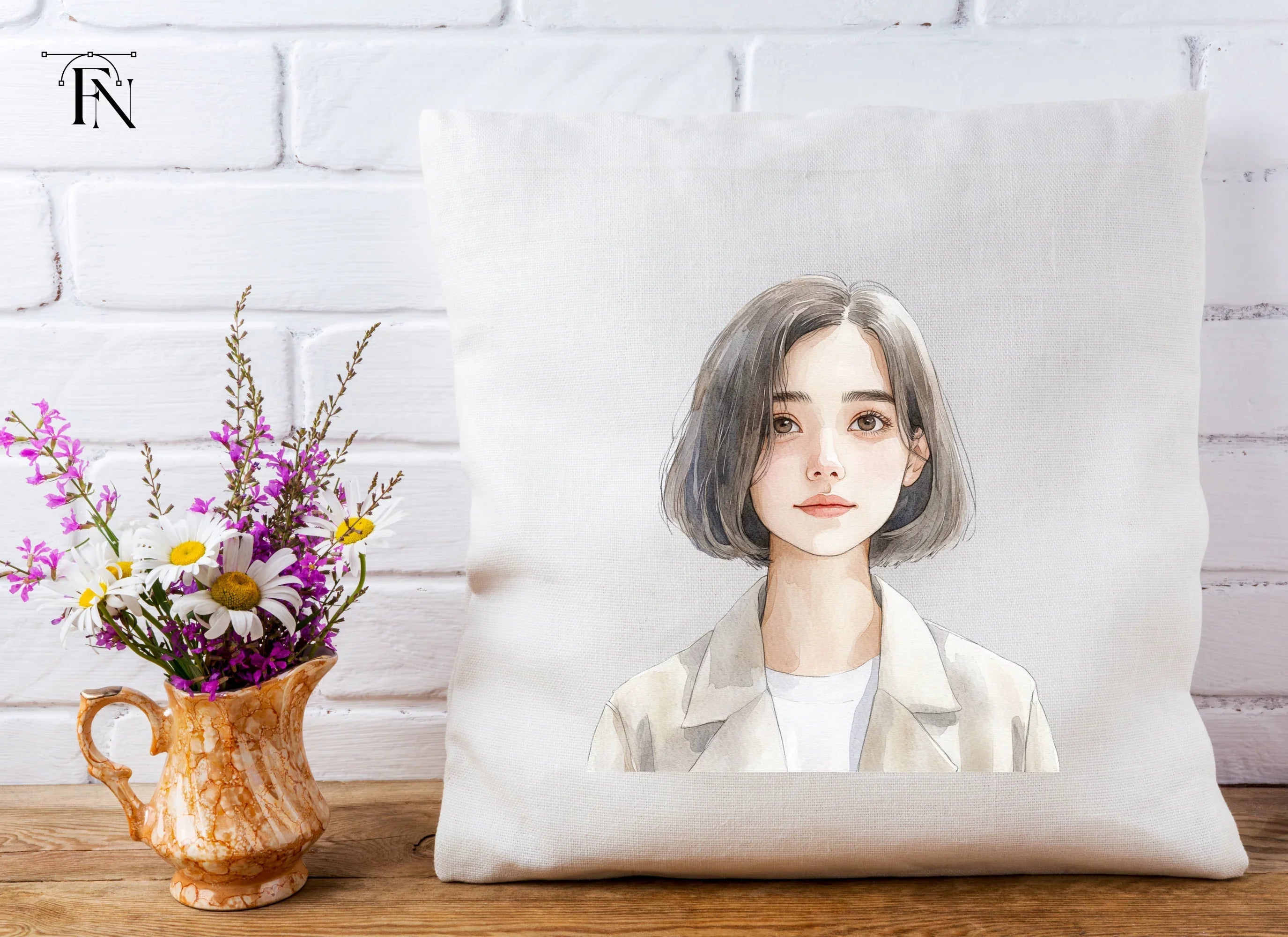 Portrait of Woman Clipart Bundle