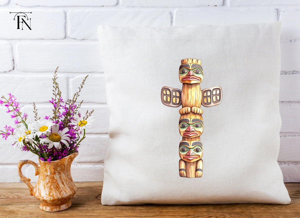Traditional Totem Pole Clipart Bundle