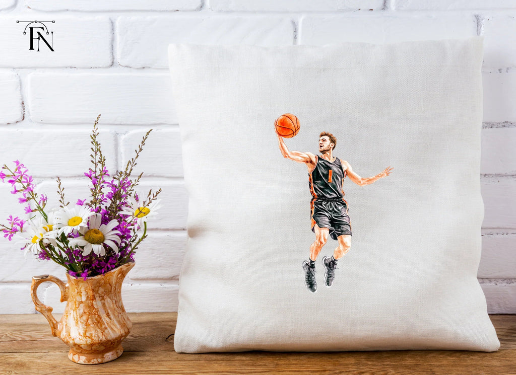 Basketball Player Slam Dunk Clipart Bundle