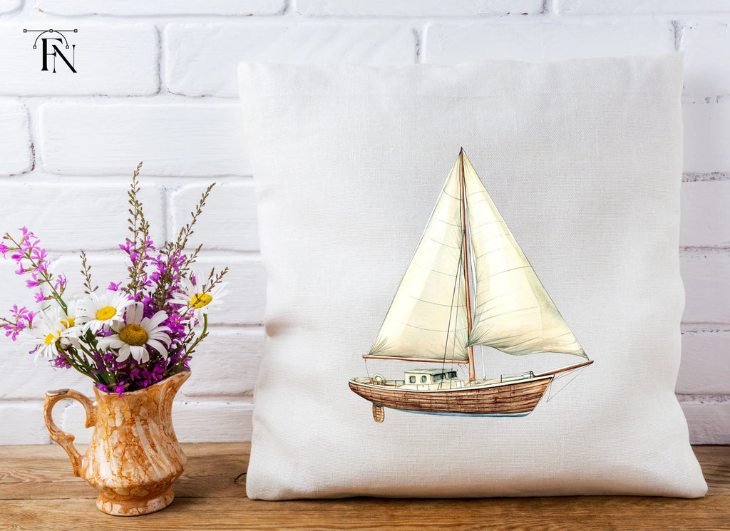 Vintage Sailboat Clipart Bundle