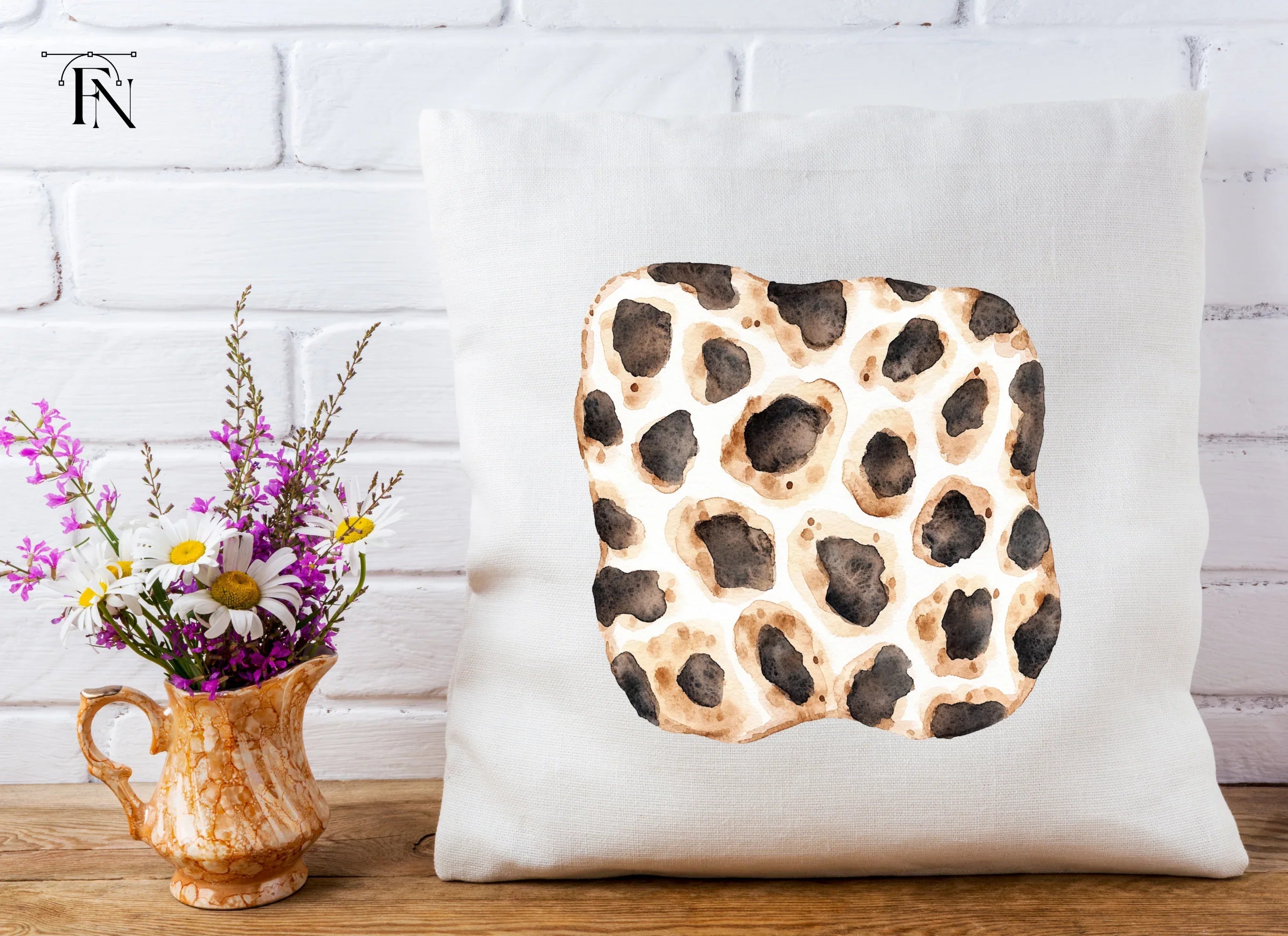 Seamless Leopard Pattern Clipart Bundle