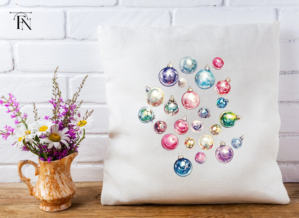 Christmas Ornaments Clipart Bundle