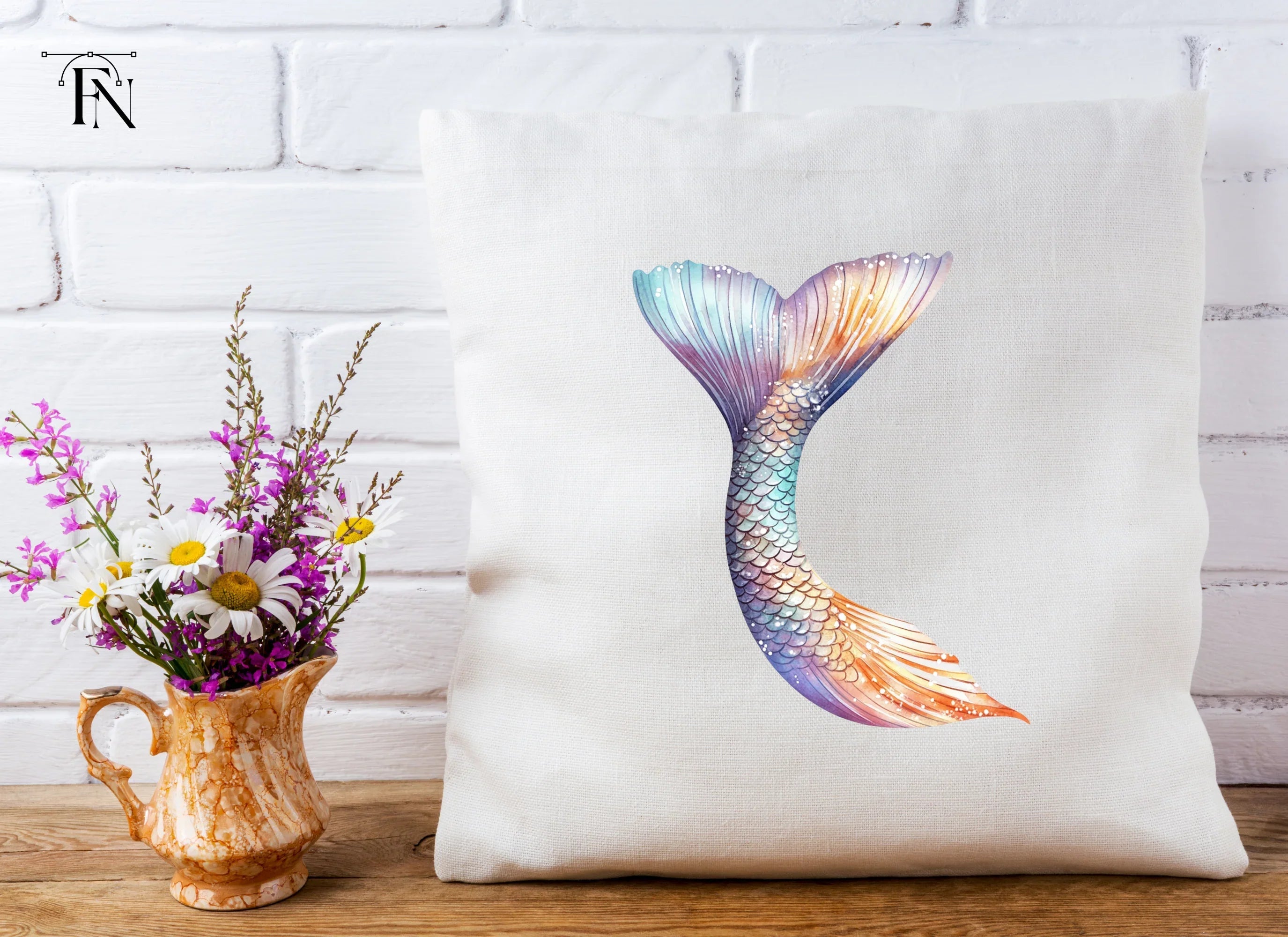 Mermaid Tails Clipart Bundle