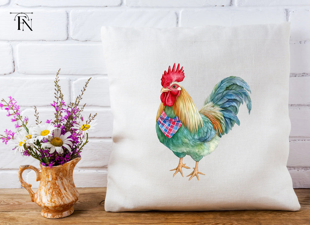 Rooster Bandana Clipart Bundle