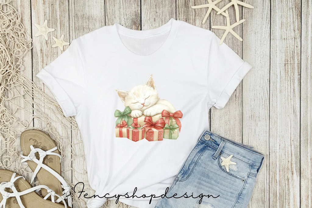 Christmas Presents & Cute Animals Clipart Bundle