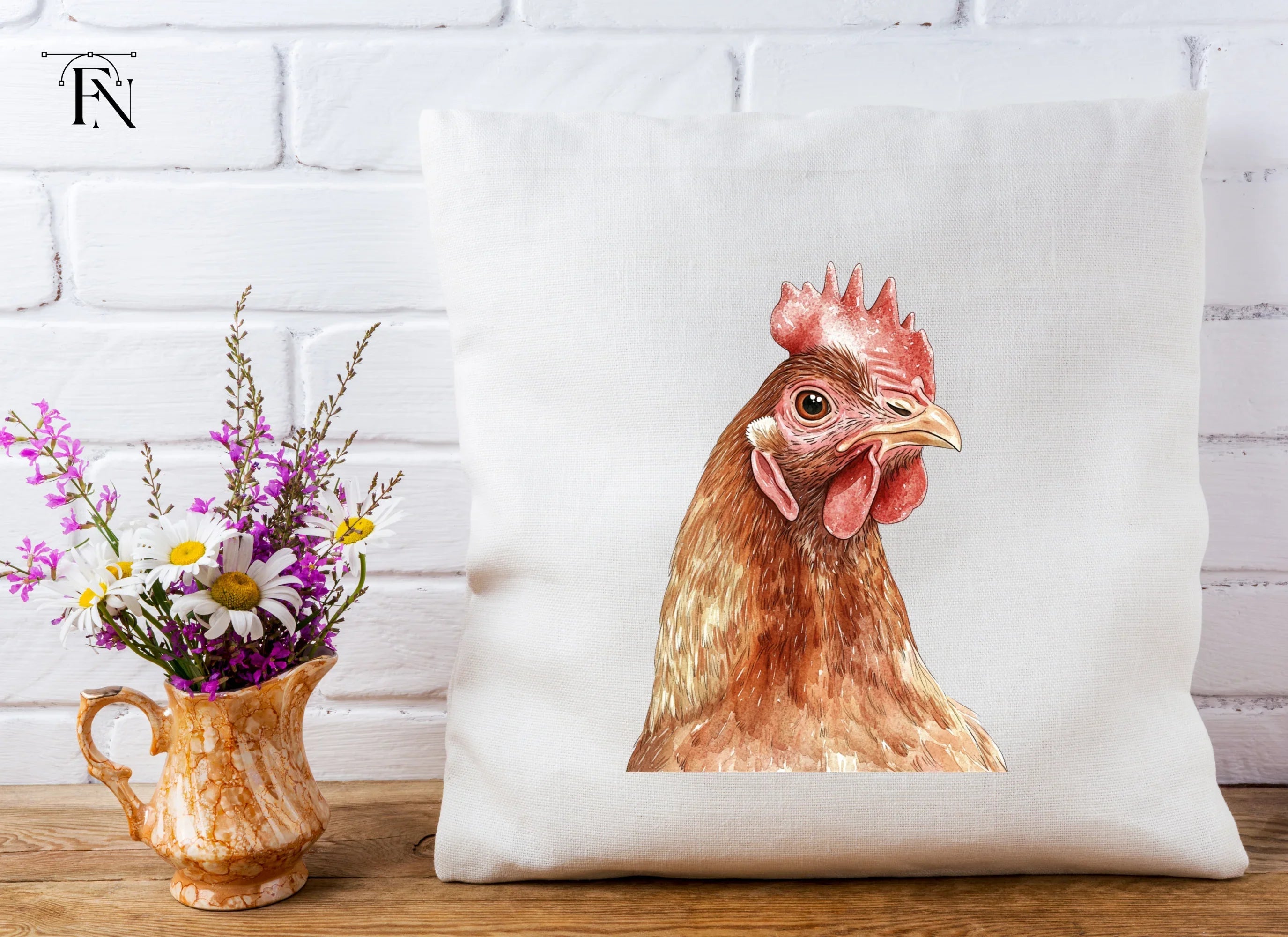 Detailed Hen Head Clipart Bundle