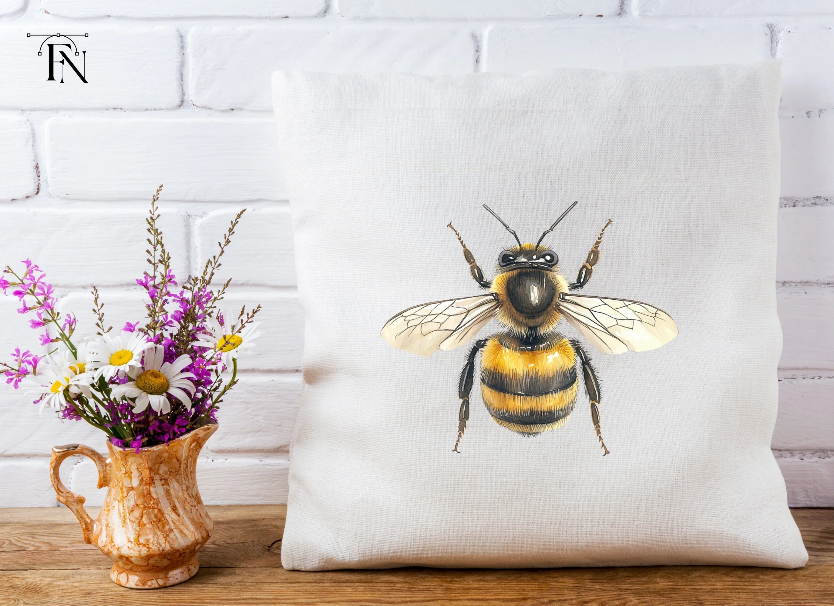 Top Down Bumblebee Clipart Bundle
