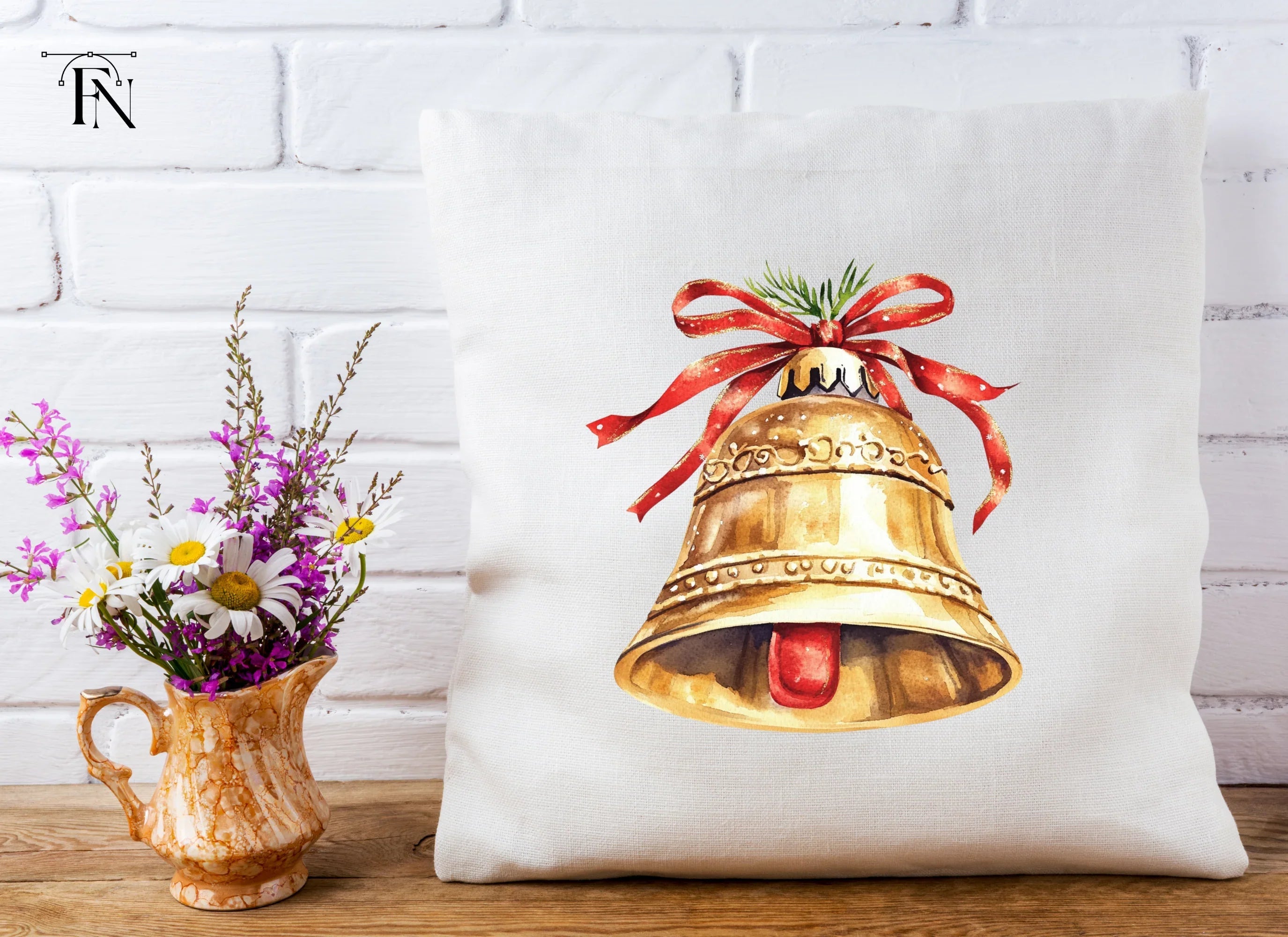 Christmas Bell Clipart Bundle