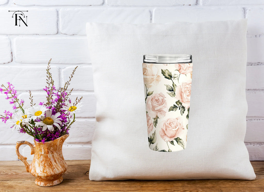 Elegant Rose Tumbler Clipart Bundle