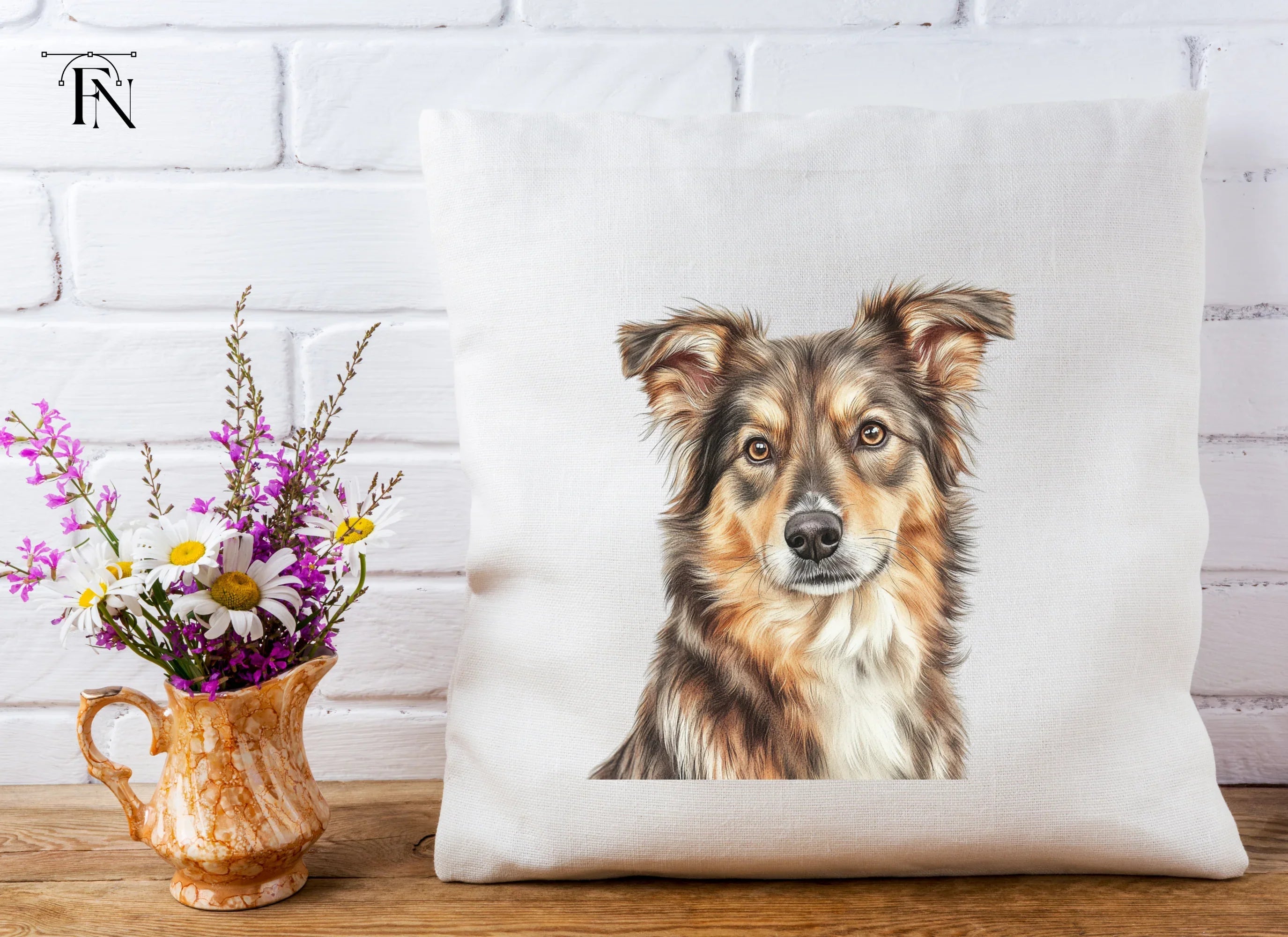 Border Collie German Shepherd Clipart Bundle