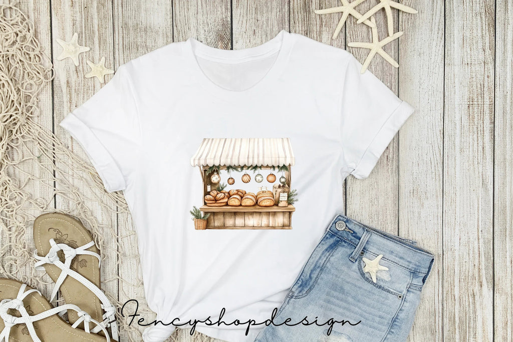 Gingerbread Christmas Market Clipart Bundle