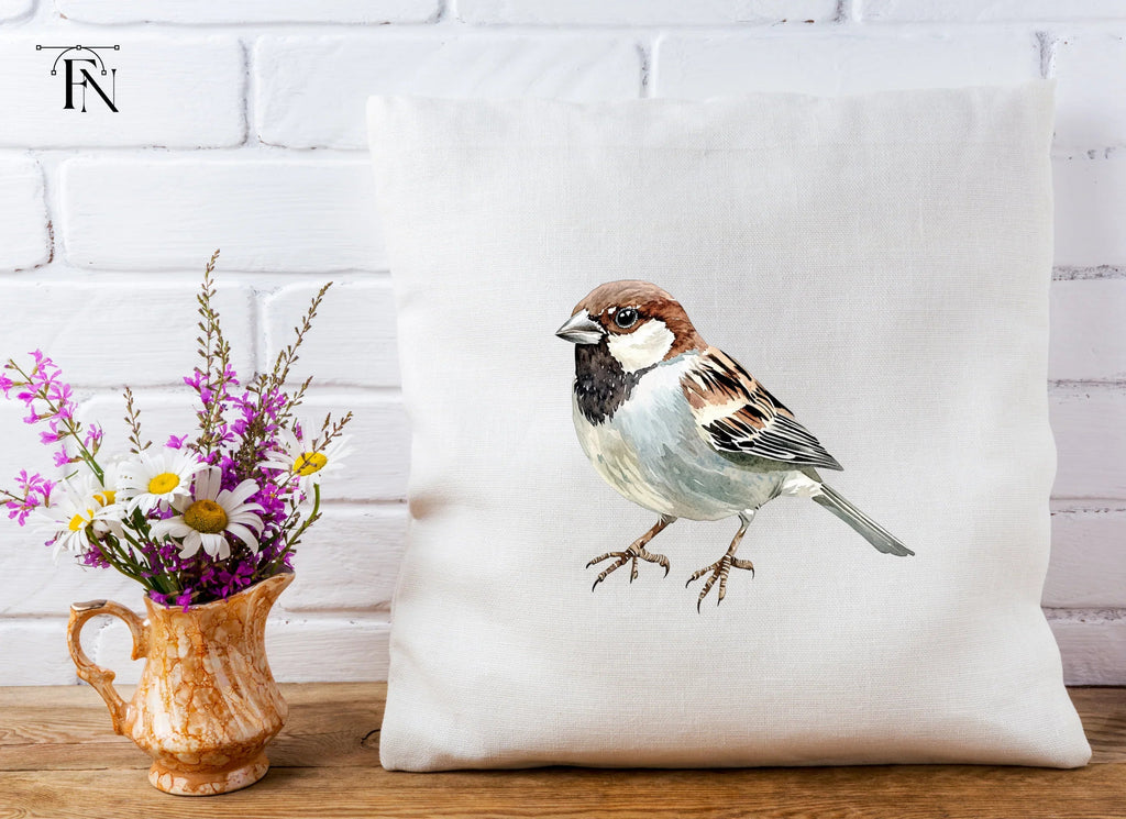 Realistic Sparrow Bird Clipart Bundle
