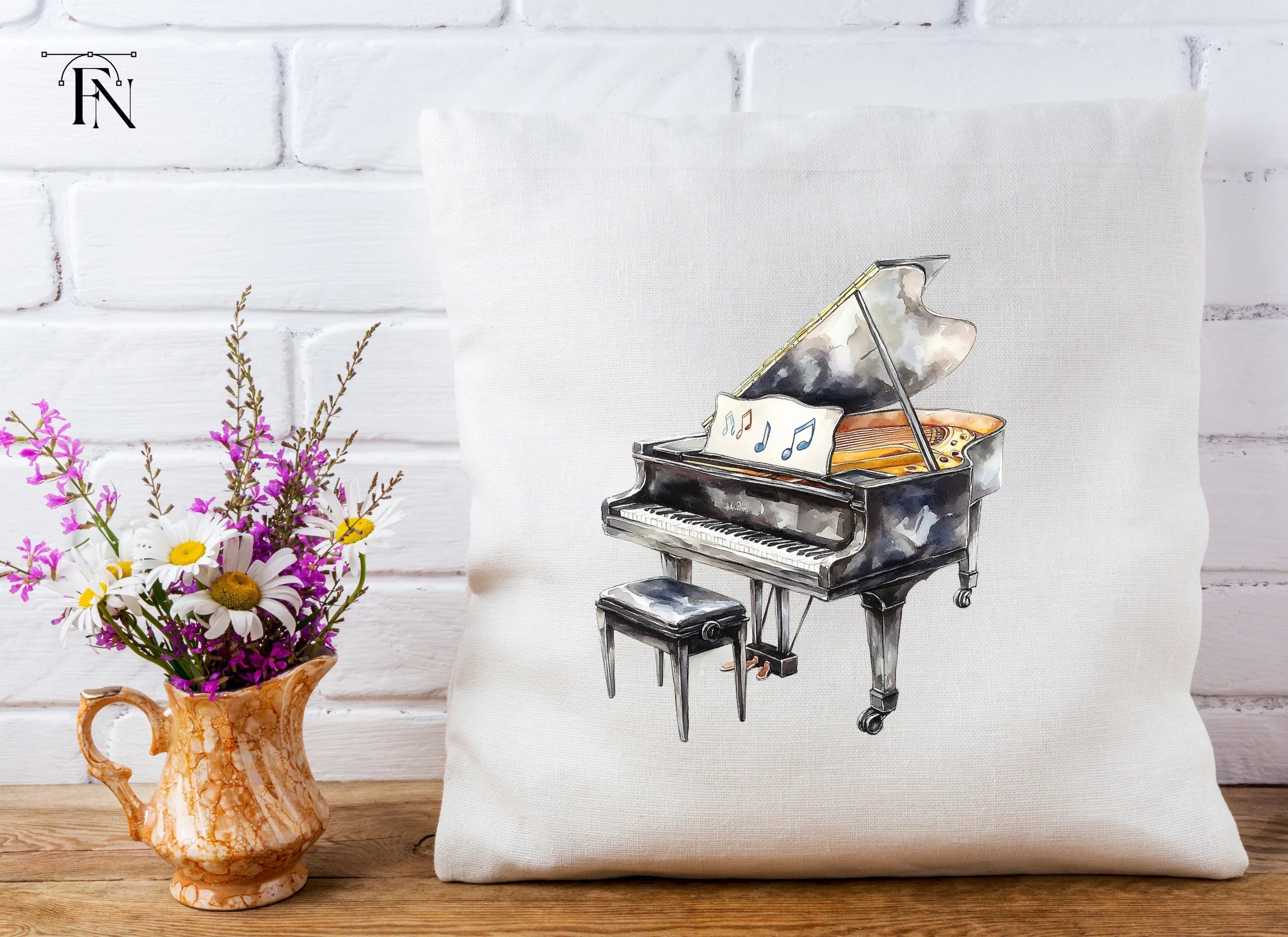 Grand Piano Clipart Bundle