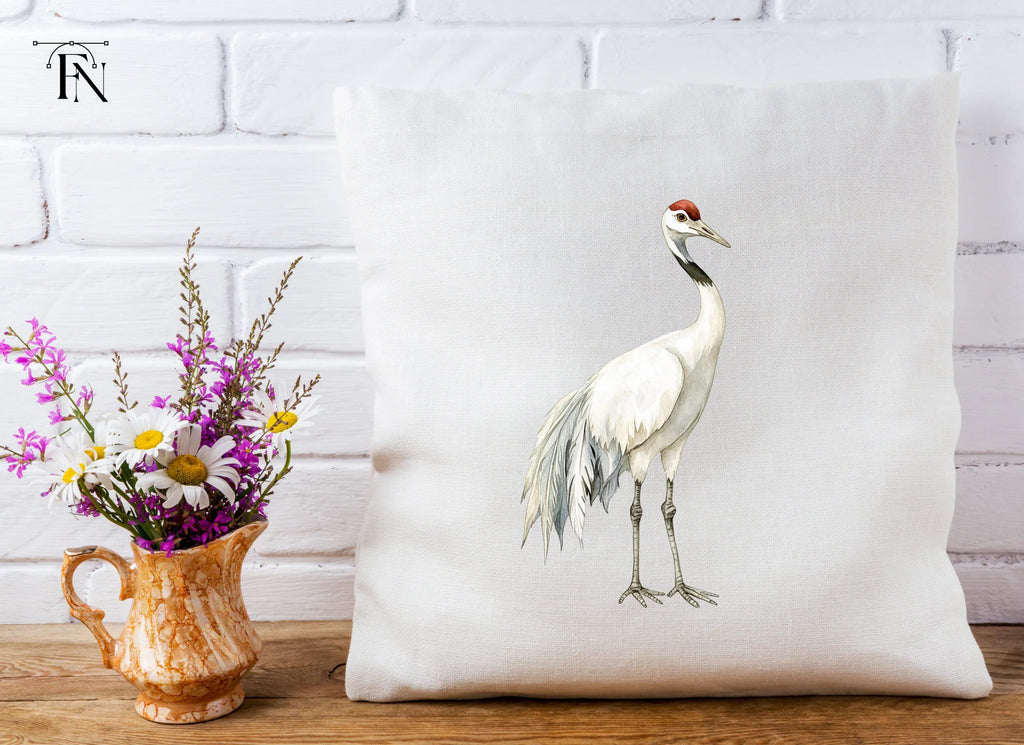 Majestic White Crane Clipart Bundle