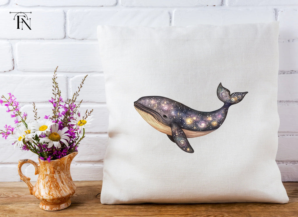 Celestial Whale Clipart Bundle