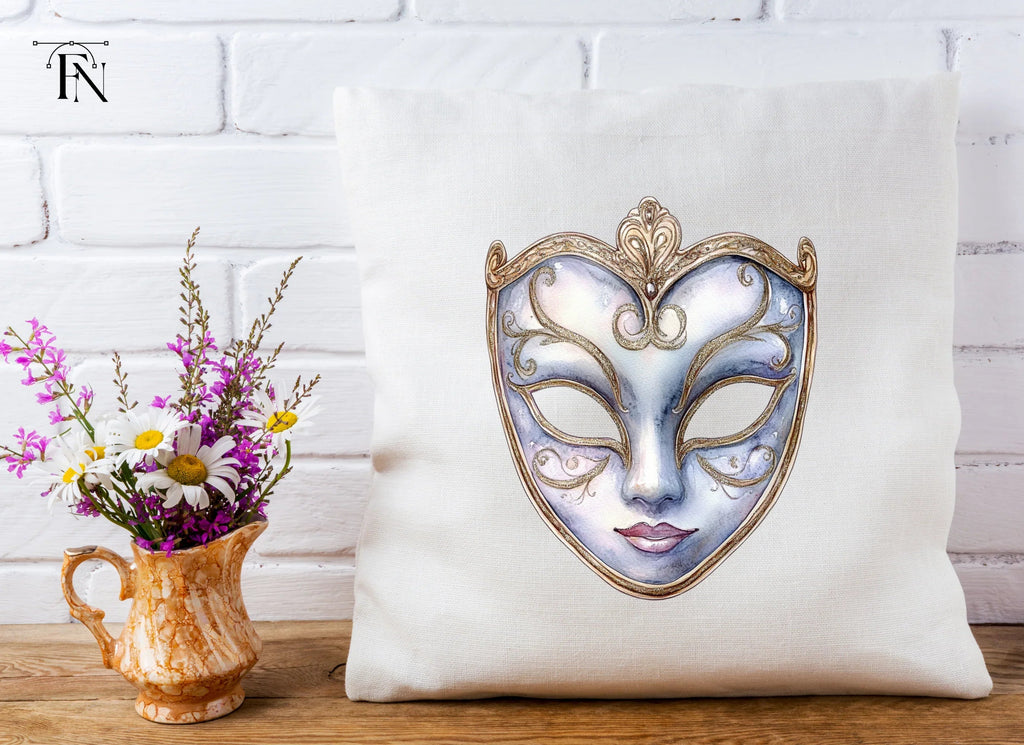 Elegant Venetian Mask Clipart Bundle