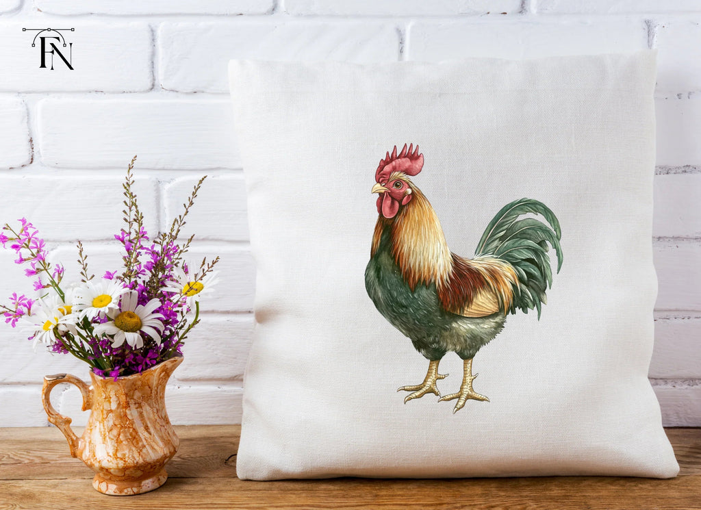 Realistic Rooster Clipart Bundle