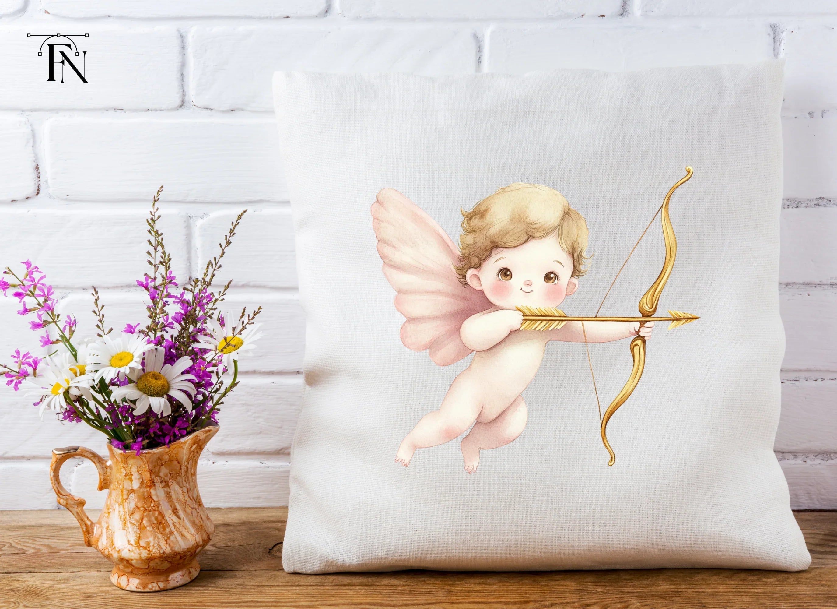 Cute Cupid Valentine Day Clipart Bundle