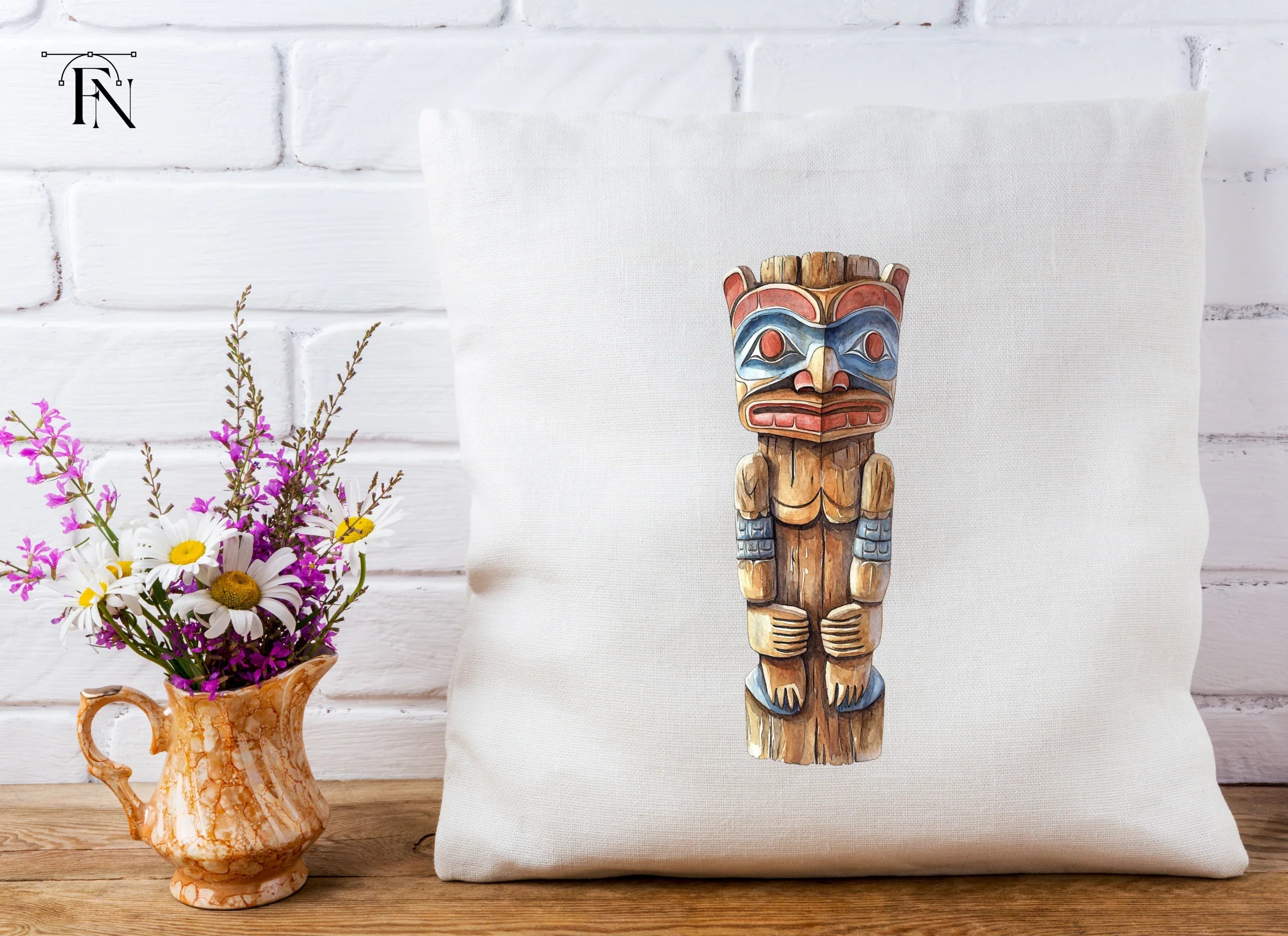 Native American Totem Pole Clipart Bundle