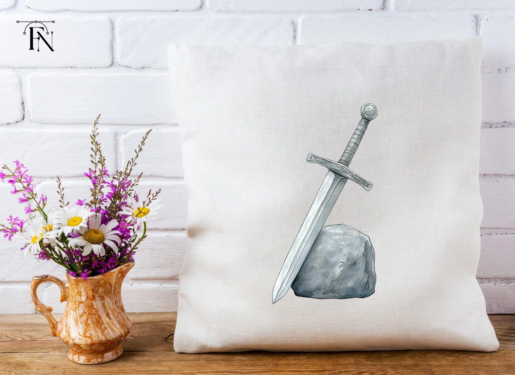 Excalibur Sword in Stone Clipart Bundle