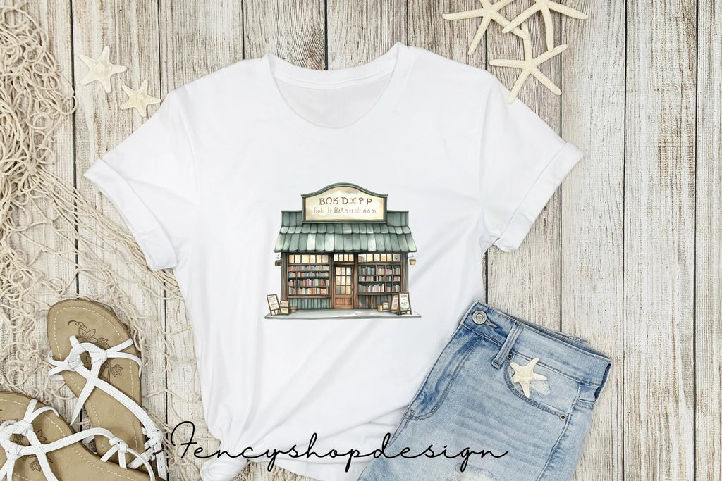 Vintage Bookshop Clipart Bundle
