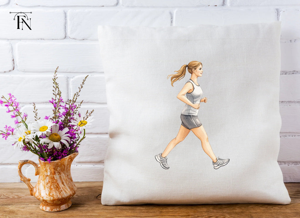 Dynamic Running Women Clipart Bundle
