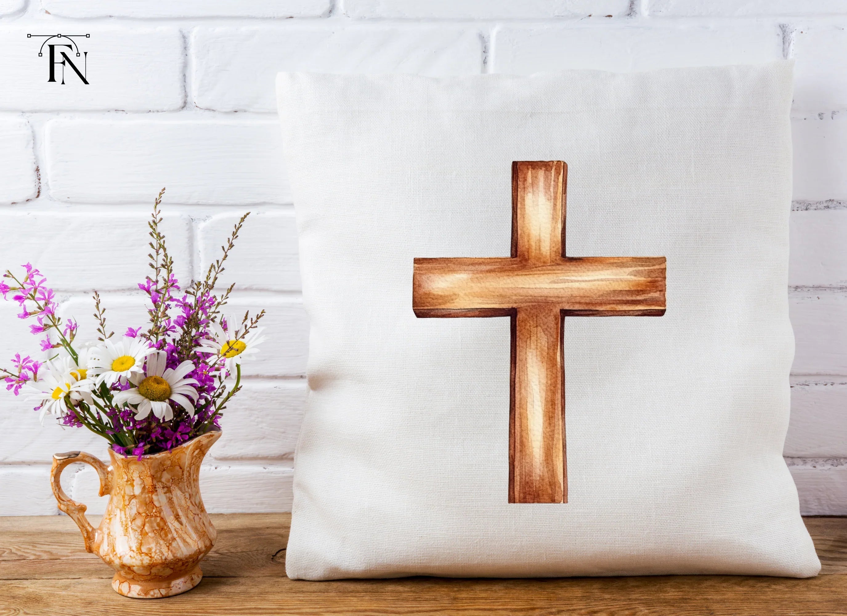 Wooden Crosses Clipart Bundle